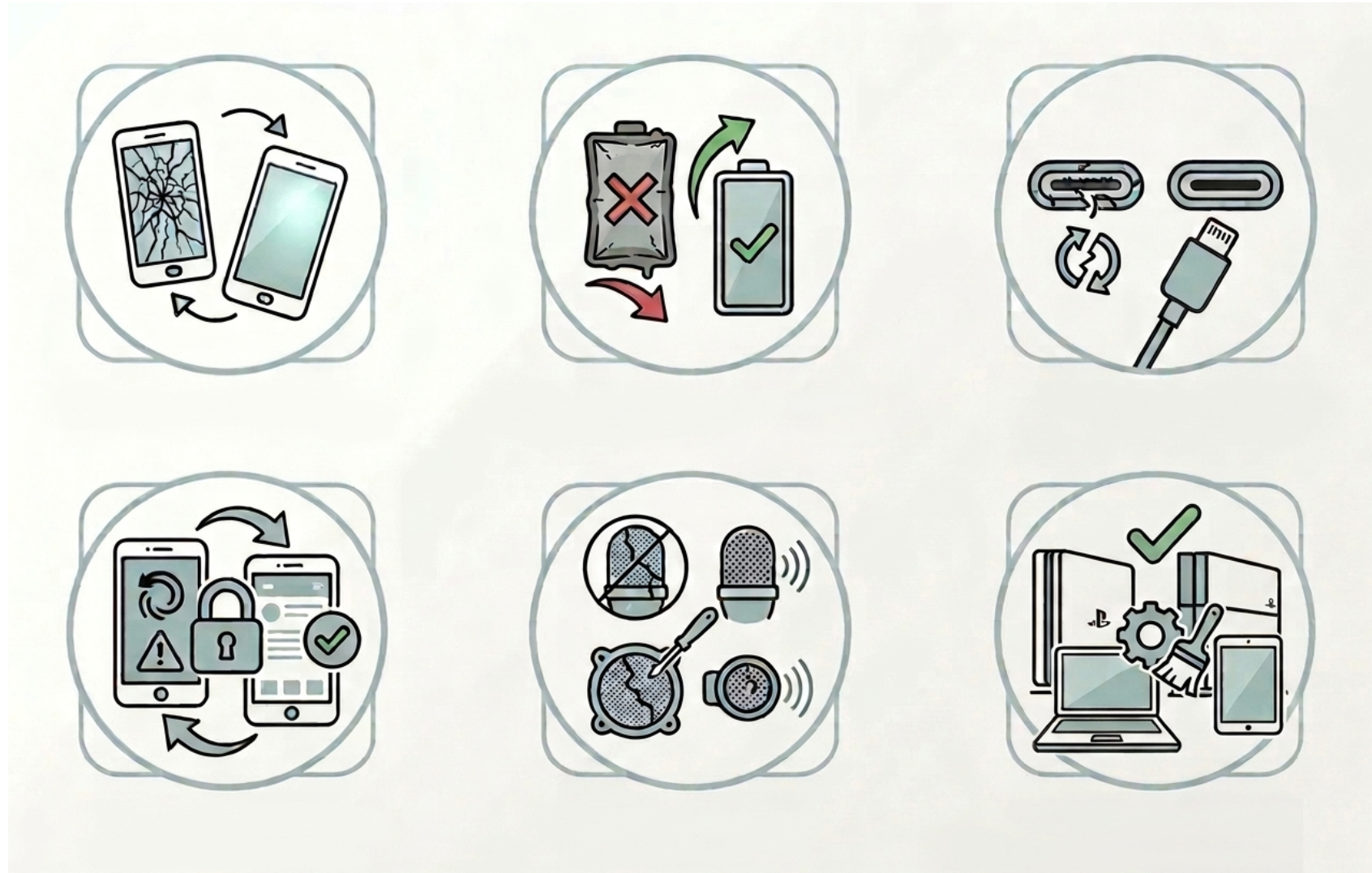 iconos de los servicios